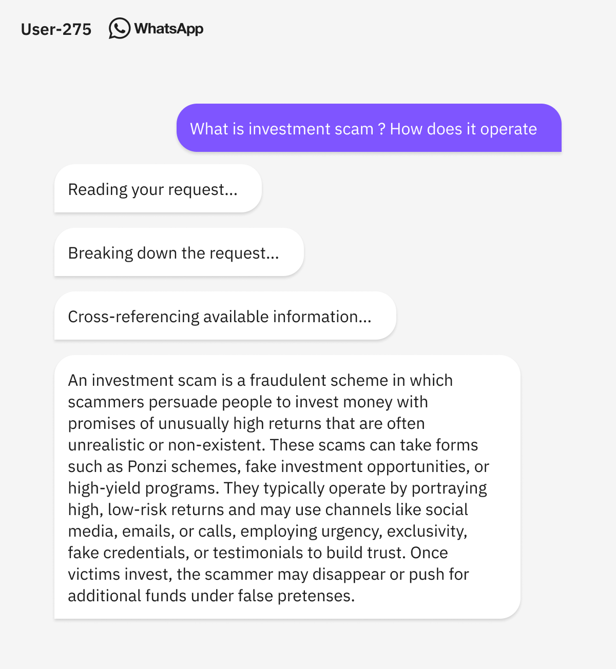 Scamguard explains how investment scams operate